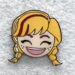🔮 5/$25 Disney‎ Frozen Anna Laughing Emoji Pin